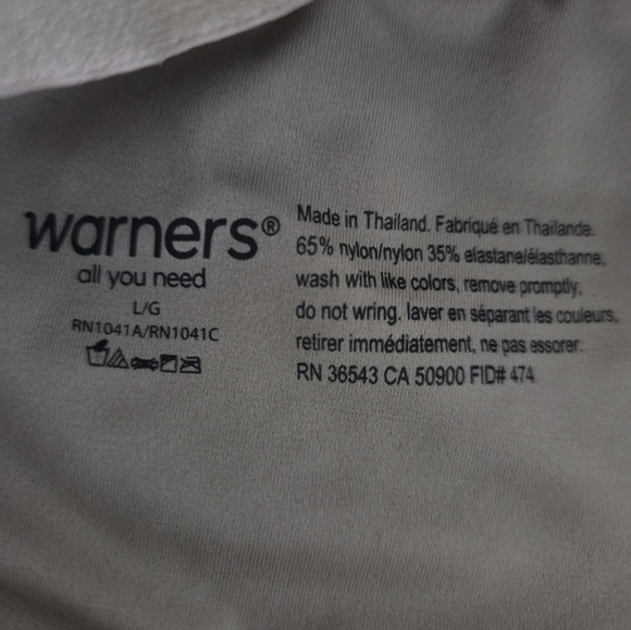 Warner’s Wireless Bra NWT | Size L | Tan Seamless Everyday Comfort - Picture 5 of 7